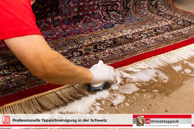 Professionelle Teppichreinigung in der Schweiz – große Teppiche & Orientteppiche schonend reinigen lassen