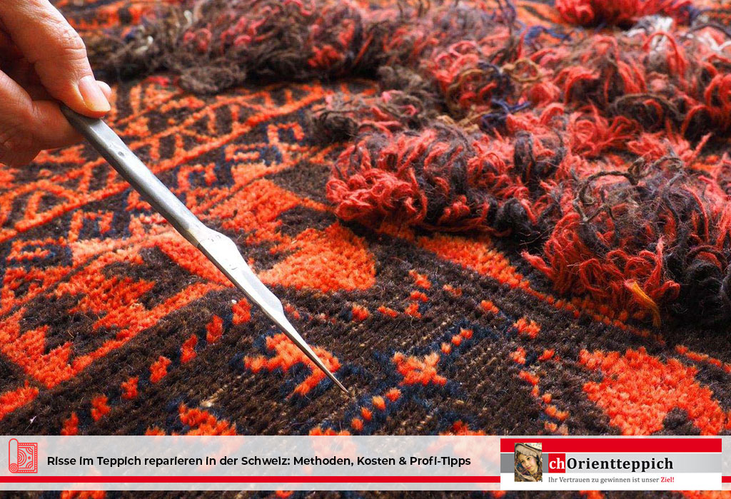 Risse im Teppich reparieren in der Schweiz: Methoden, Kosten & Profi-Tipps