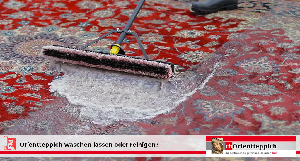 Orientteppich waschen
